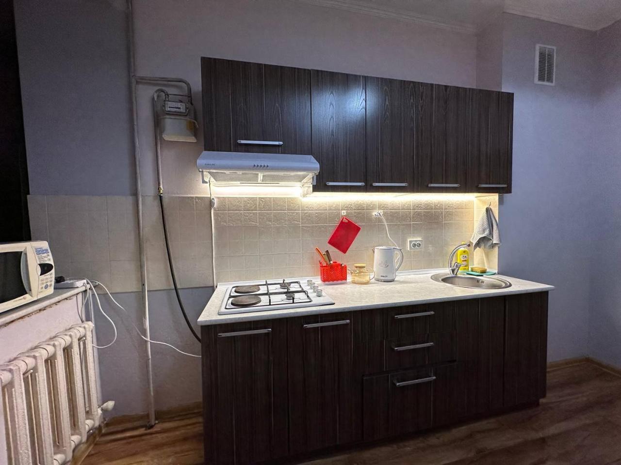 1-Room Apart. 21 On Usenbaeva 52 Near Eurasia Shopping Center Bischkek Exterior foto
